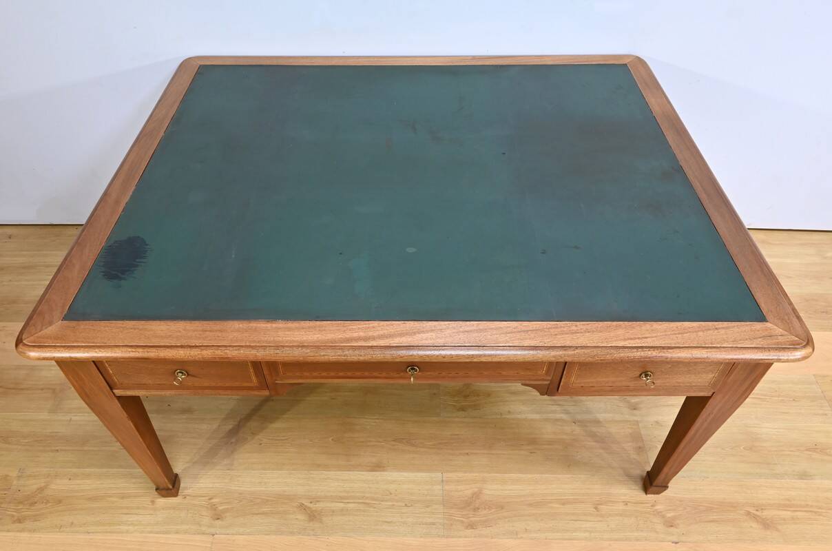 Important architect's desk in mahogany - 1920