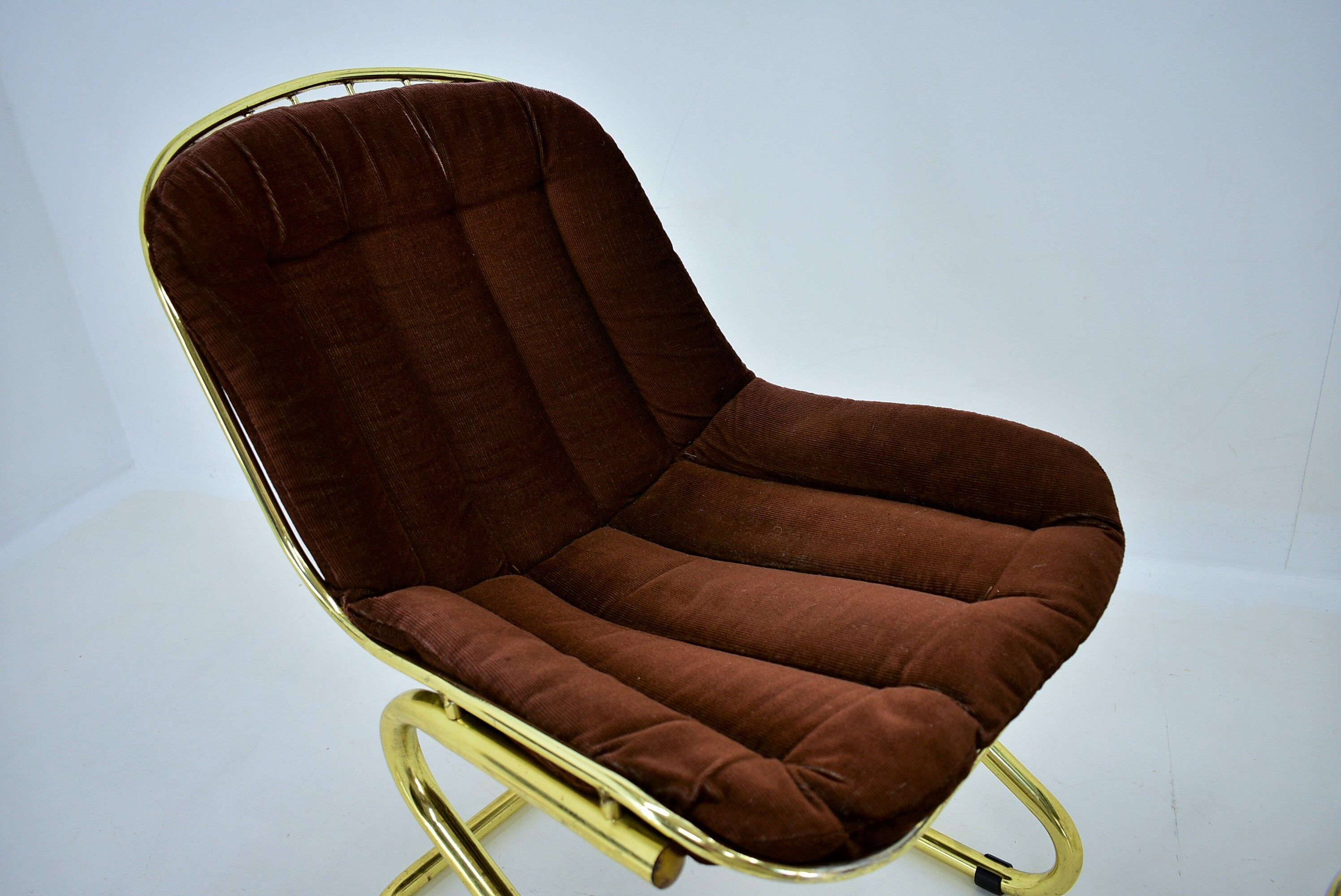 Midcentury set of four dining chairs, italy, 1970s