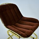 Midcentury set of four dining chairs, italy, 1970s