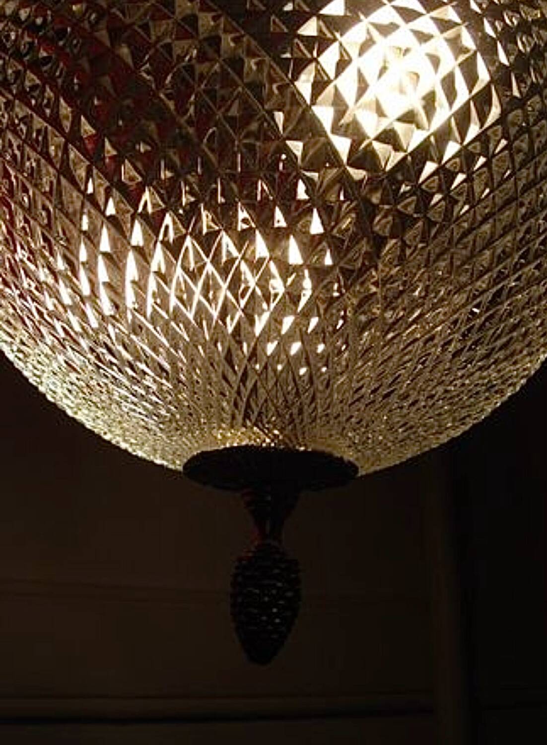 Antique Empire gilt bronze swan neck chandelier