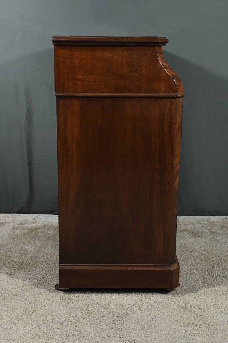 Burl Mahogany Dressing Table, Louis-Philippe Style – Late 19th Century