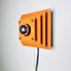 Pyramid Layered Wall Lamp In Orange By Hustadt Leuchten, Germany 1960S