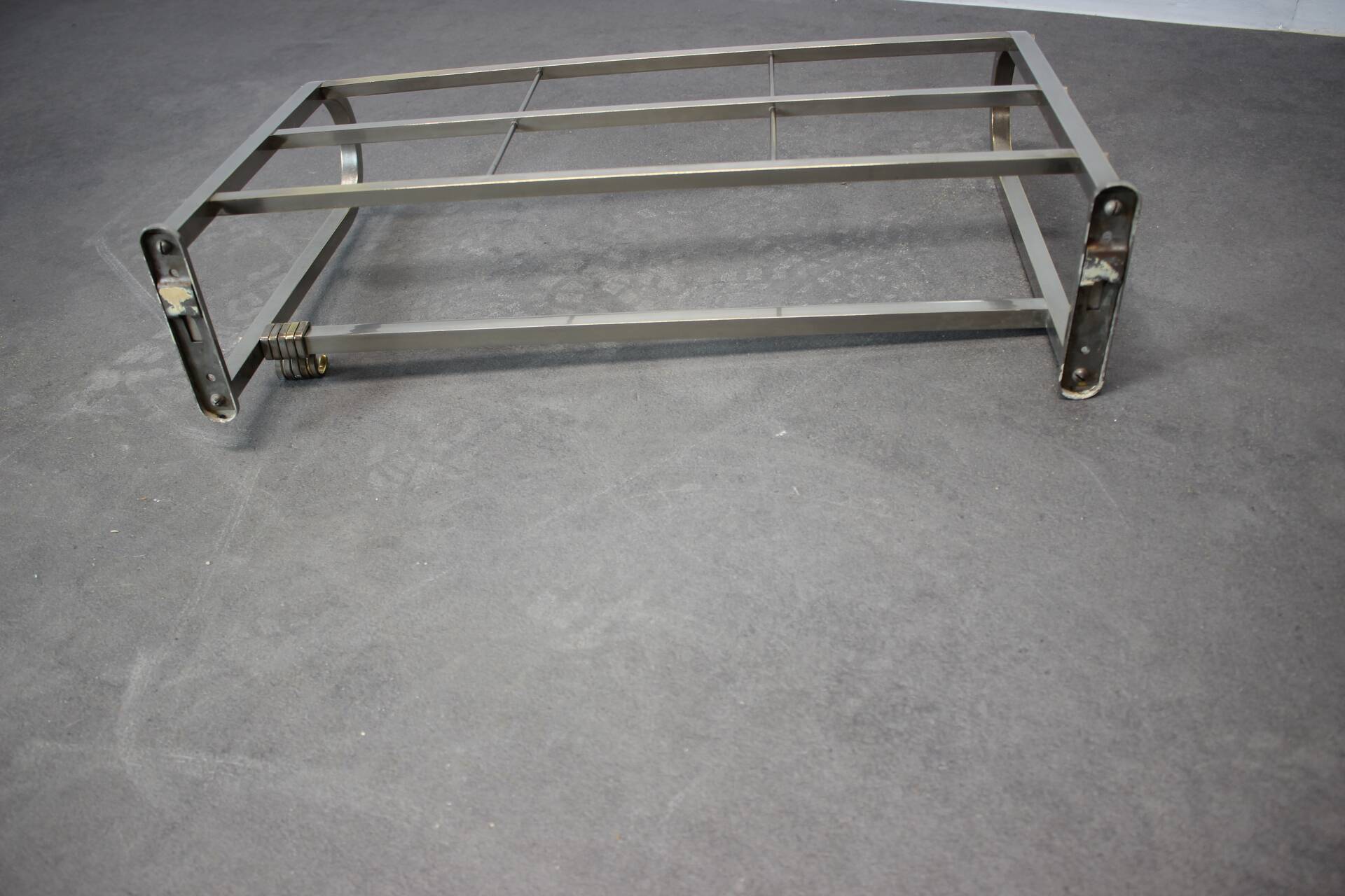 1930s Bauhaus chrome wall-mounted coat rack