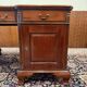 Classic English desk with green leather