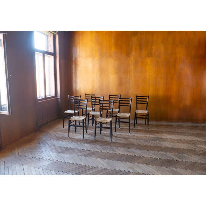 Spinetto dining chairs by Chiavari, Italy 1960s