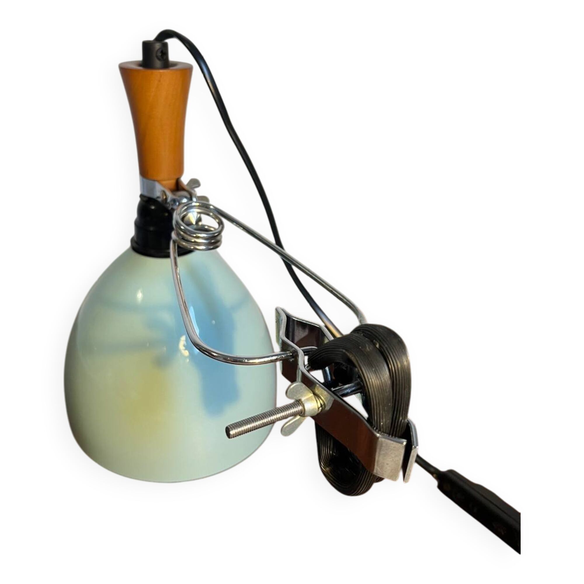 Lampe d’atelier orientable à pince
