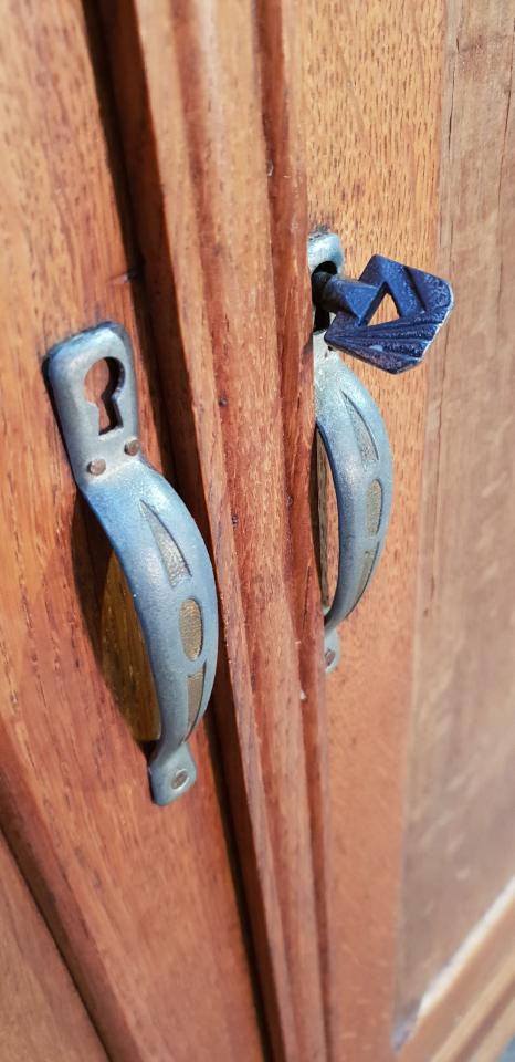 Old art-deco wardrobe