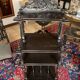 Napoleon III music or sheet music cabinet in blackened wood