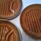 6 asparagus plates stamped "Sarreguemines" on the back in very good condition.