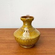 Italian pottery carafe from the mid-century by Aldo Londi for Bitossi, 1960s.
