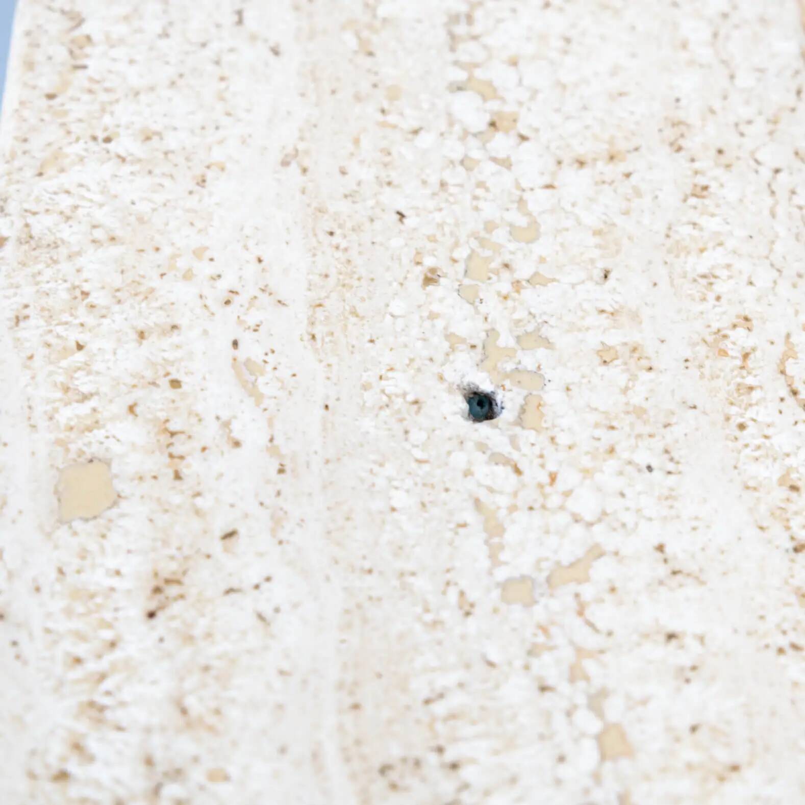 George Mathias Travertine Coffee Table for Maho with Artwork nr 12/50, 1970's