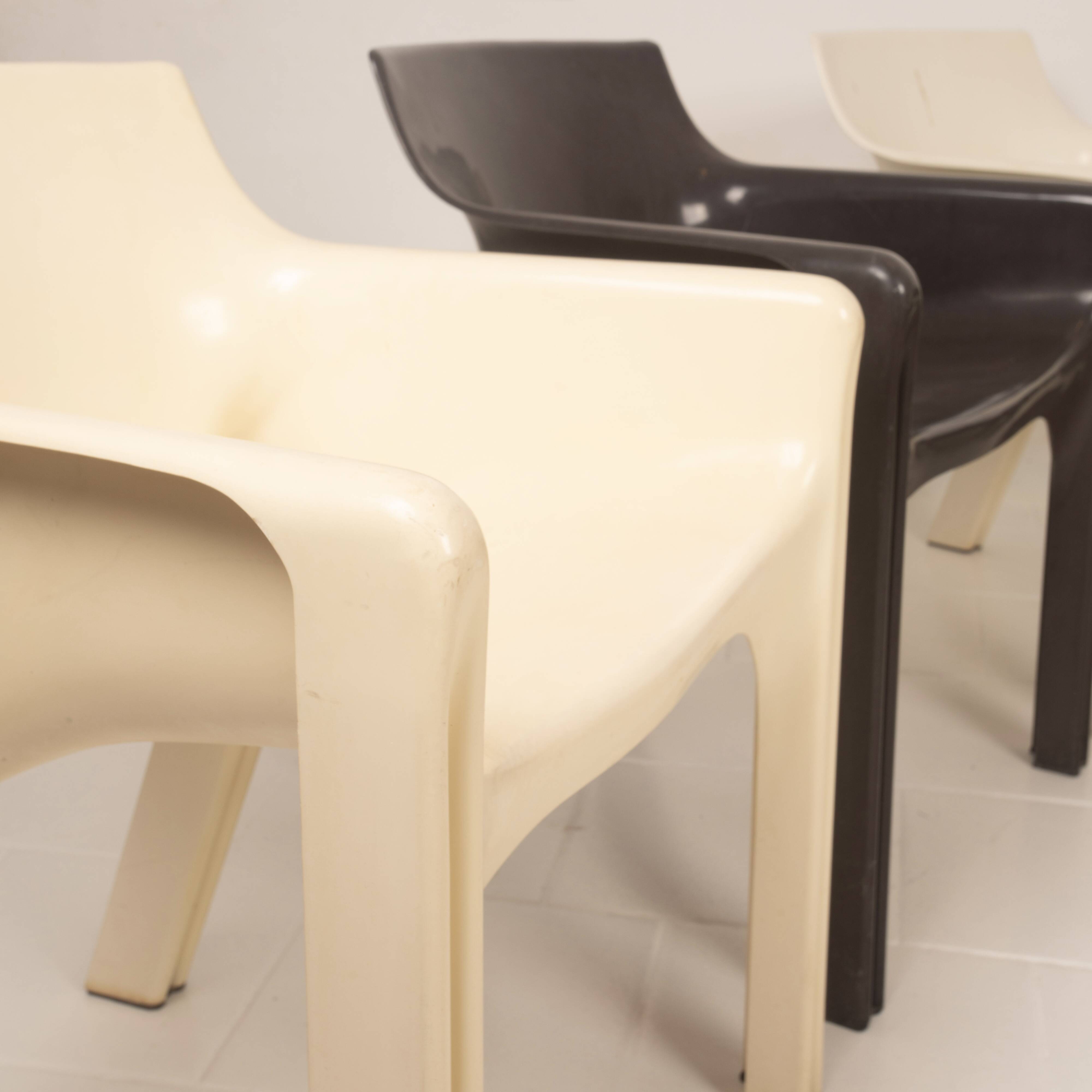 Ensemble de six fauteuils Gaudì par Vico Magistretti pour Artemide