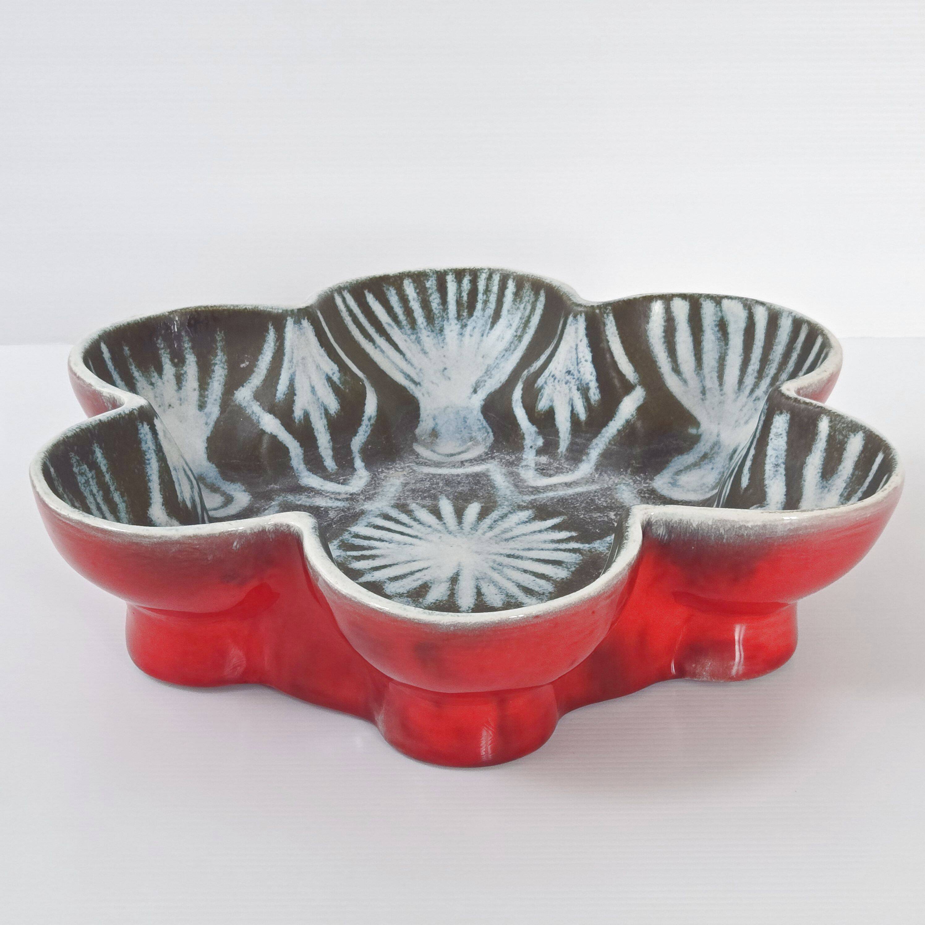 Vintage 1960s R. Weill ceramic bowl