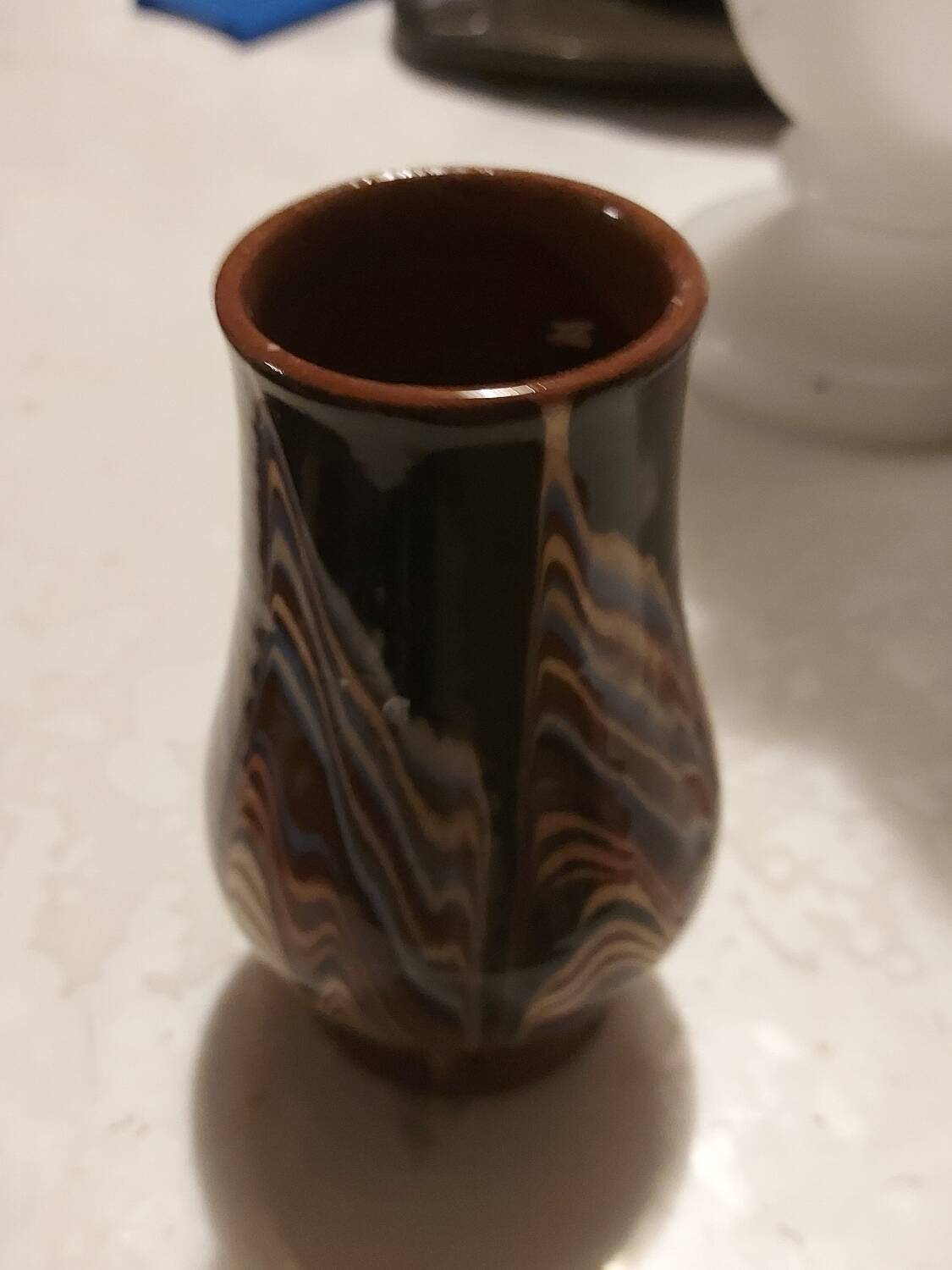 Small sandstone vase