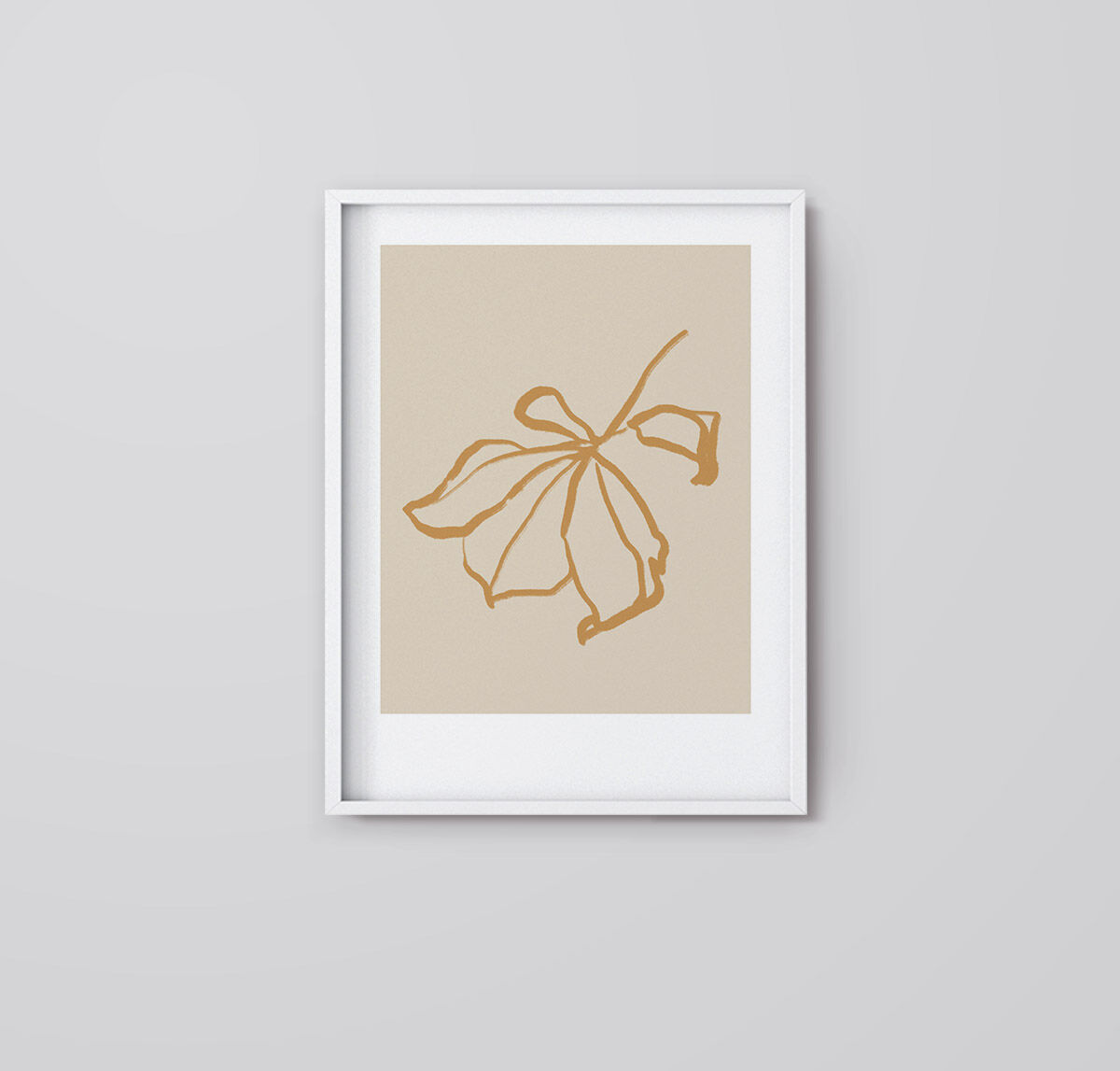 Botanical illustration giclee print, 50x70