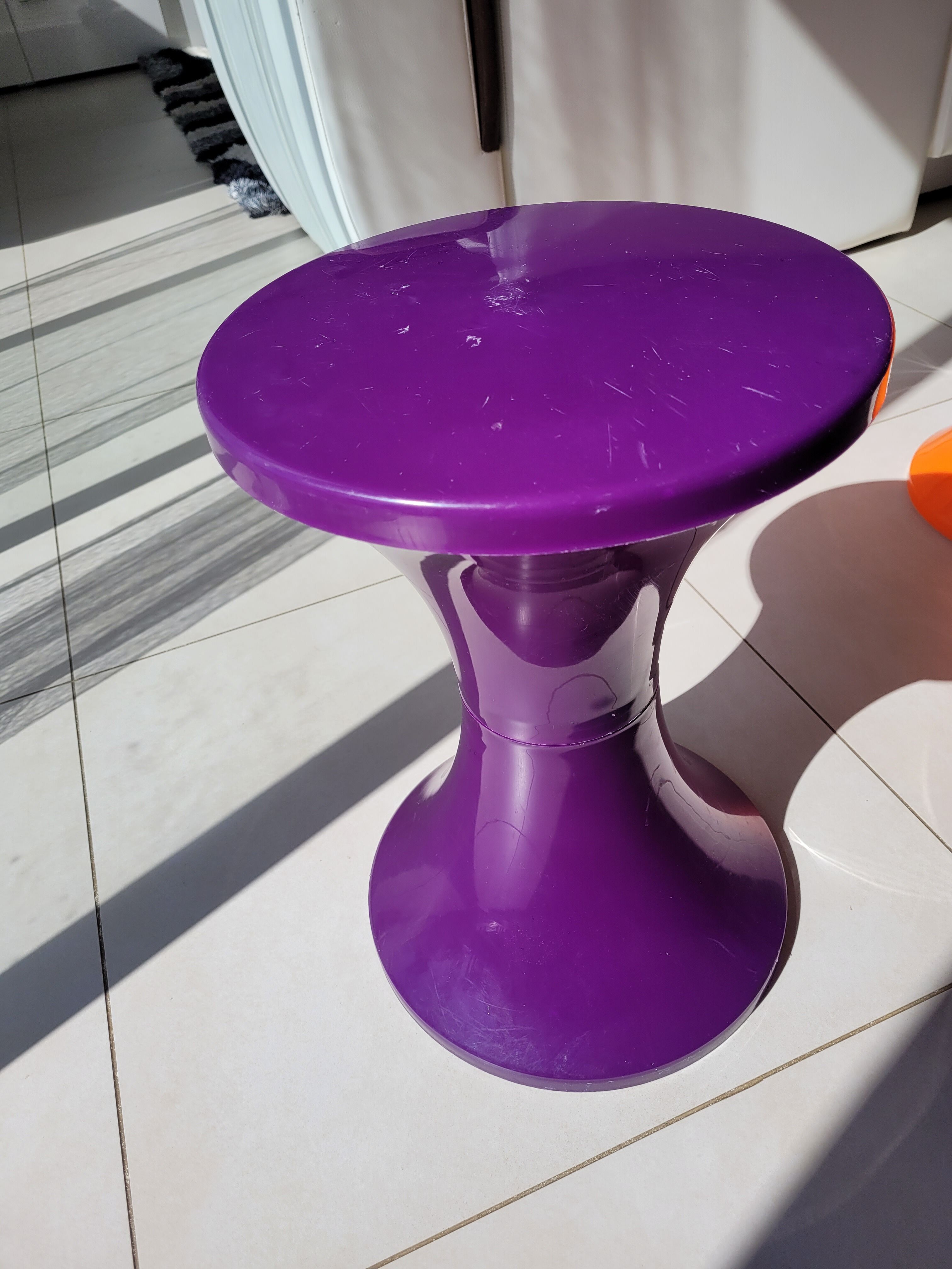 Purple Tam Tam Stool