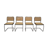 Lot de 4 Chaises Model B32 Cesca  Marcel Breuer 1970s