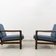 Fauteuil des années 60 par Zenon Bączyk, Pologne.