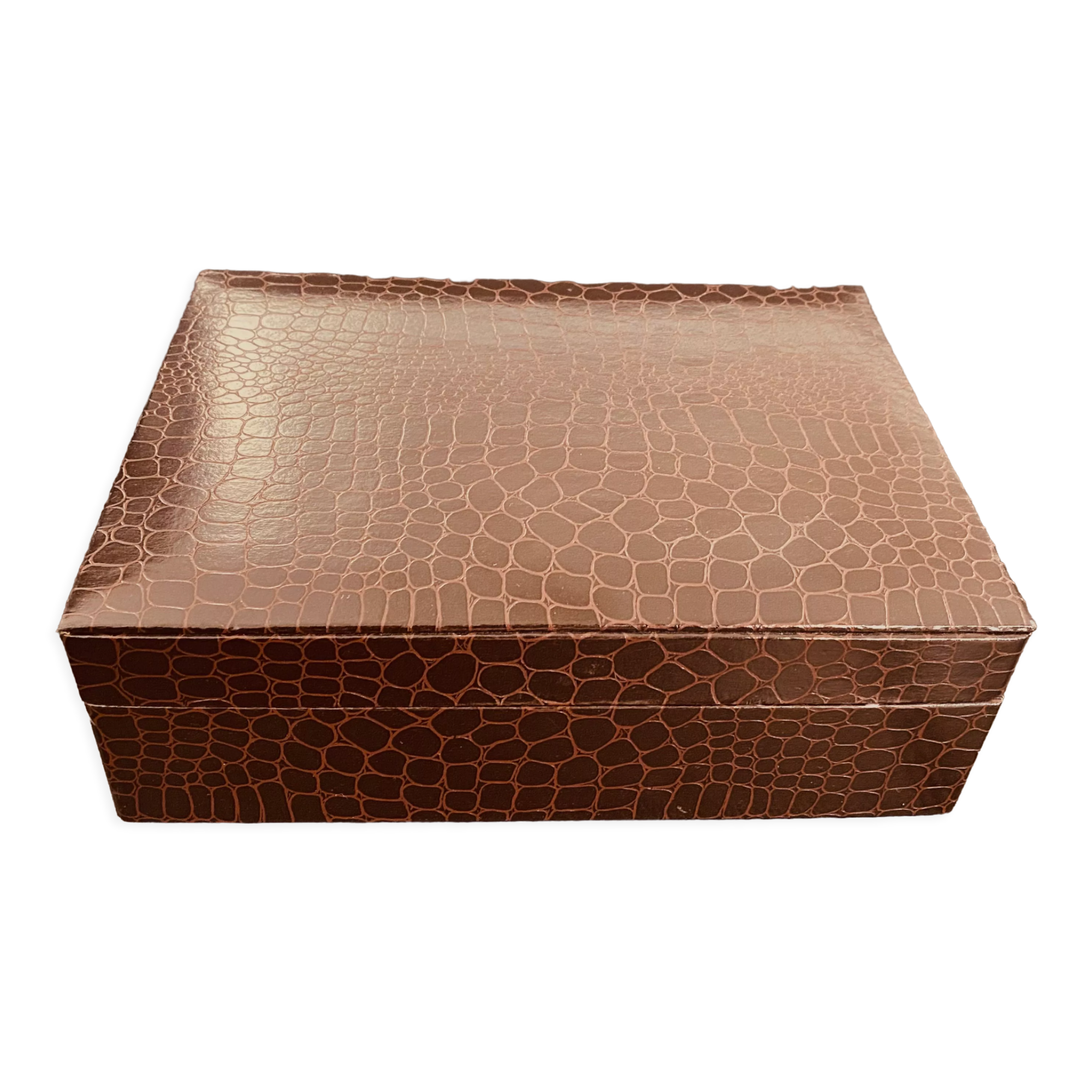 Leather jewelry box
