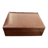 Leather jewelry box