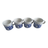 Set of 4 vintage cups/mugs in English earthenware – Churchill England