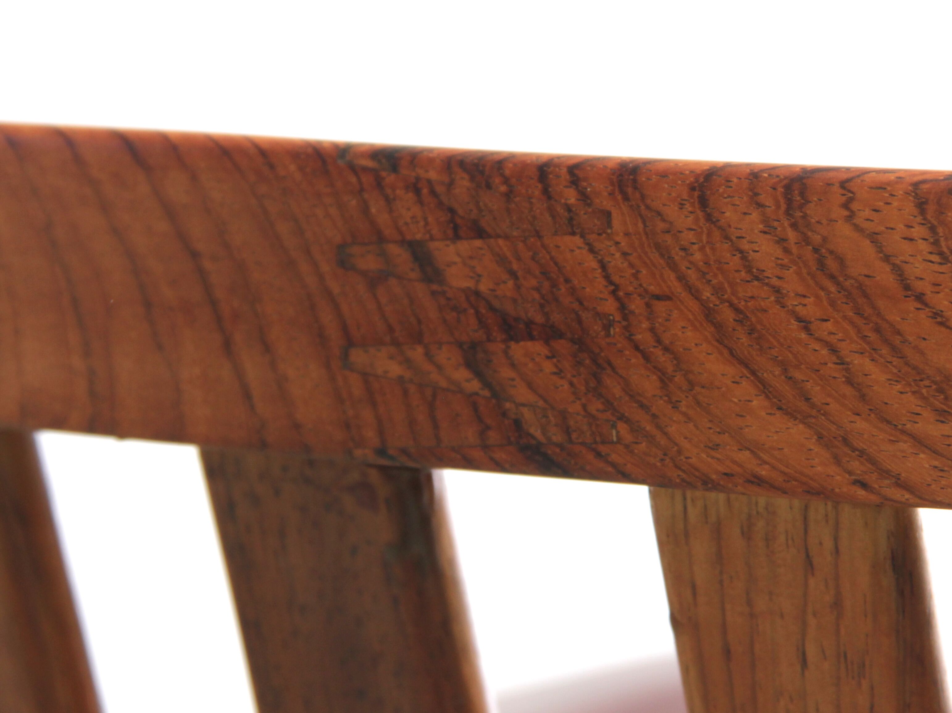 Scandinavian office chair in Rio rosewood