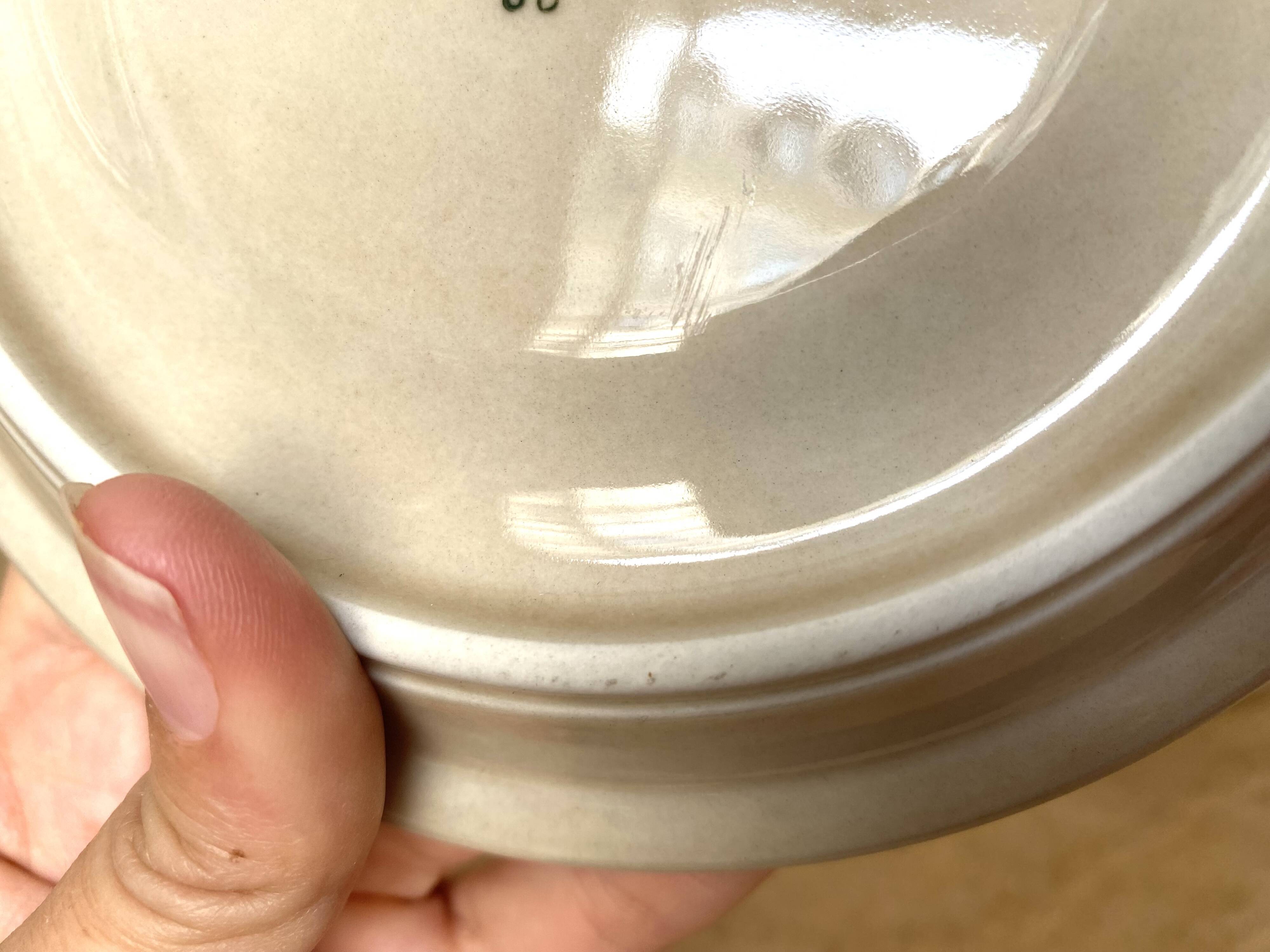 Service of 4 RUIJA Arabia Finland tea cups 70s, vintage ceramic cups