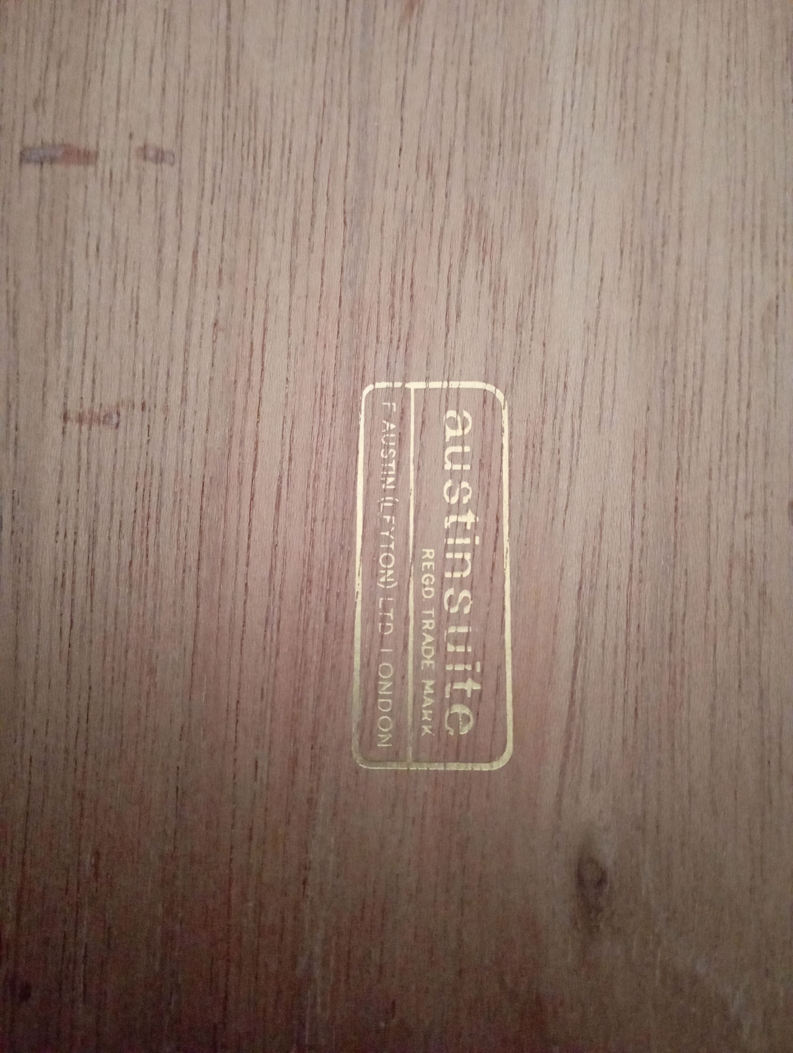 Vintage teak row Austinsuite, 1960