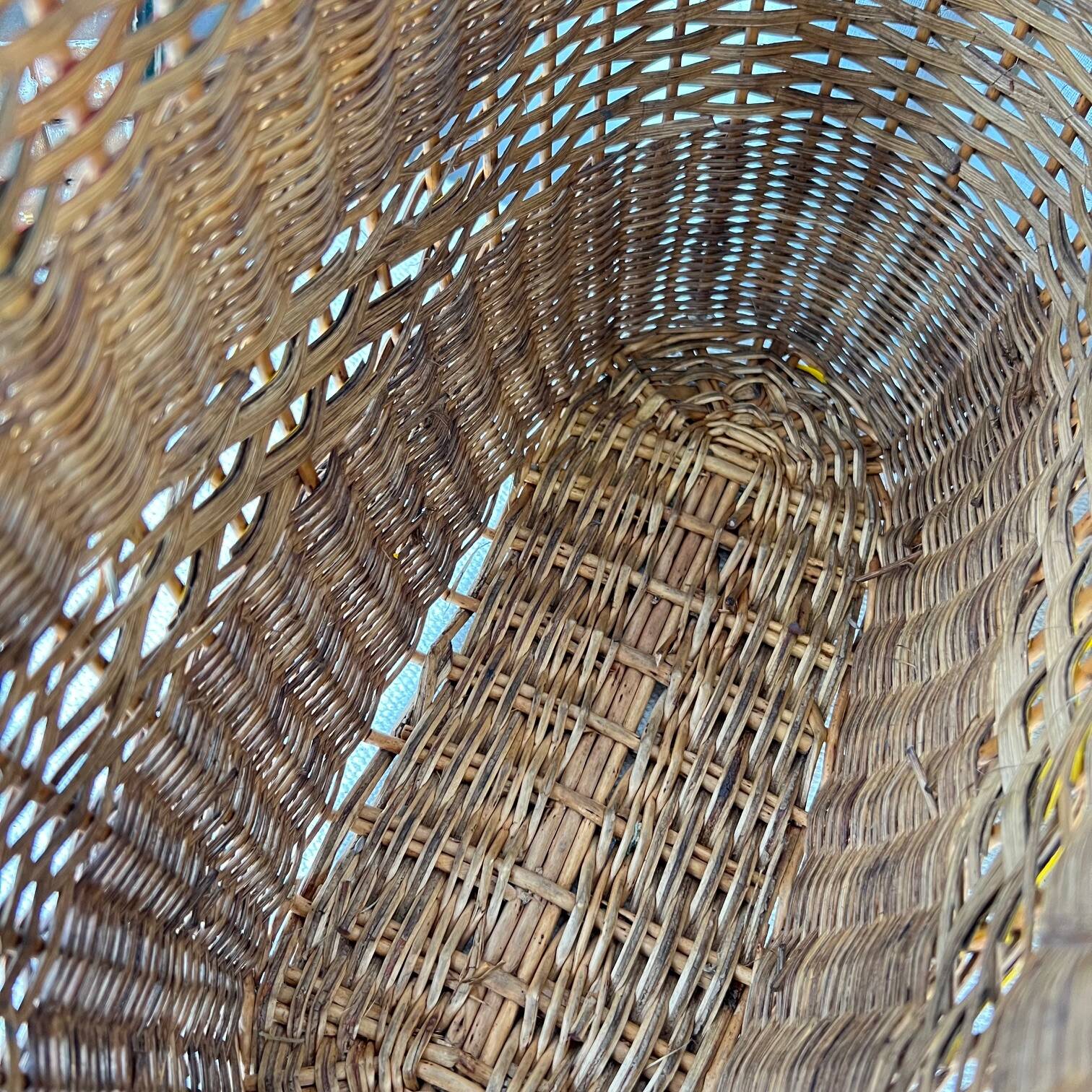 Ancien panier en osier