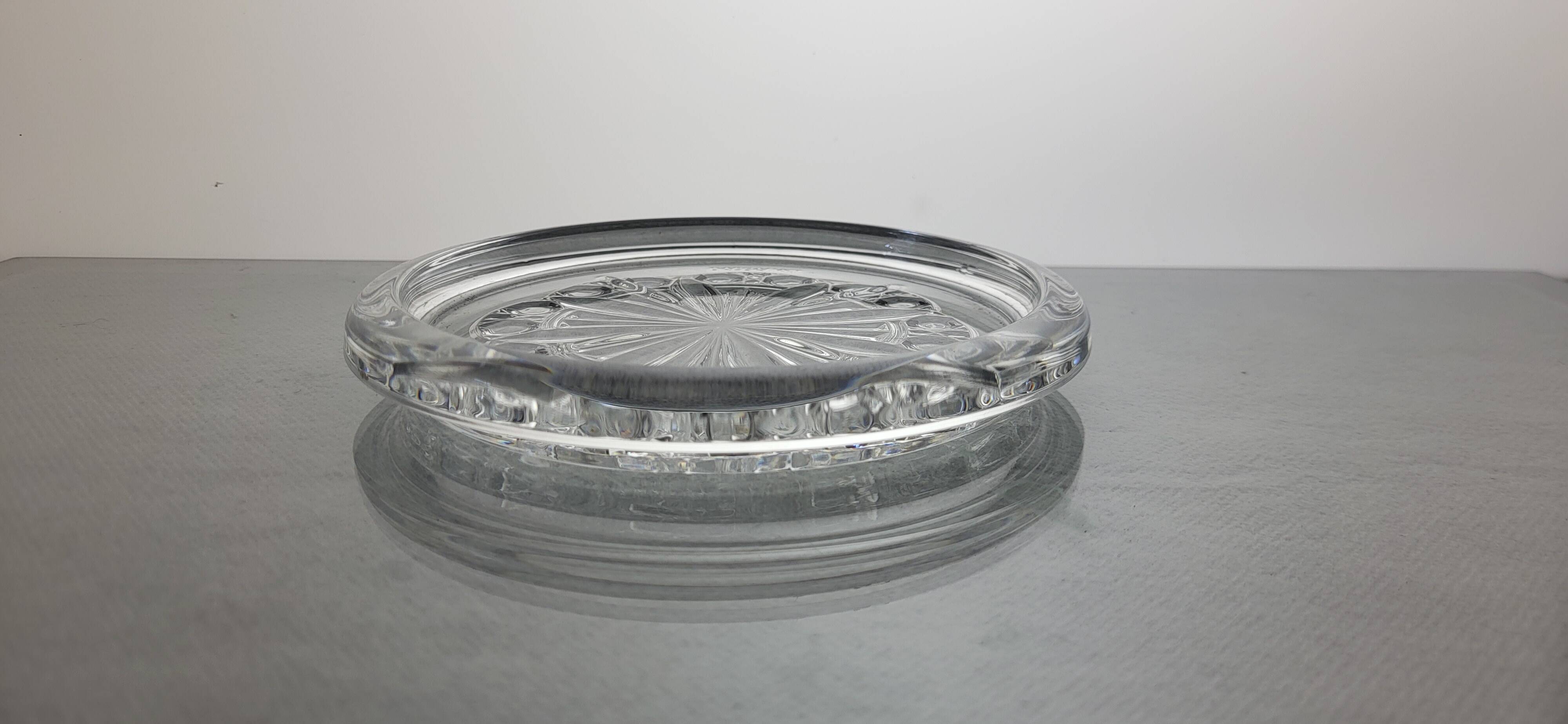Baccarat crystal bottle coasters (*2)