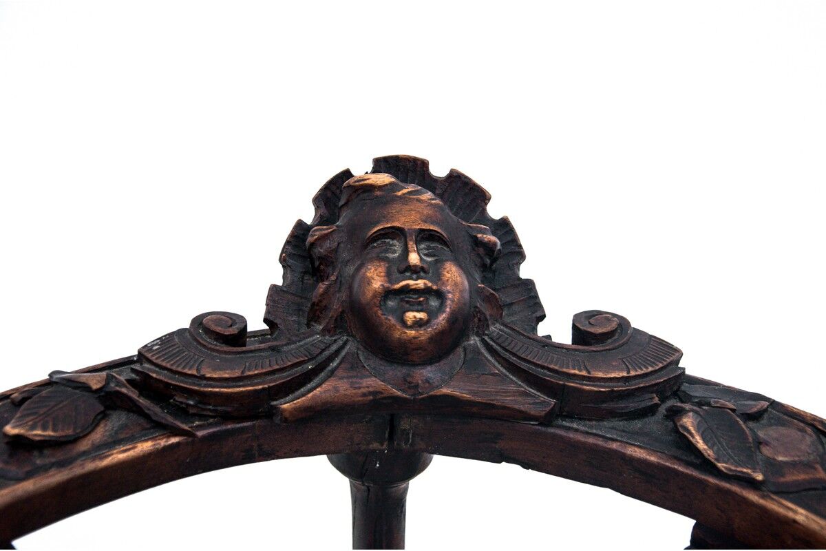 Renaissance double side seat, France, circa 1860.