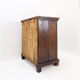 Small rustic buffet in solid wood - 2 doors and ball feet.