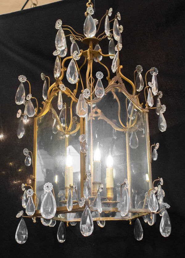 Lanterne transition d'époque louis XV louis xvi