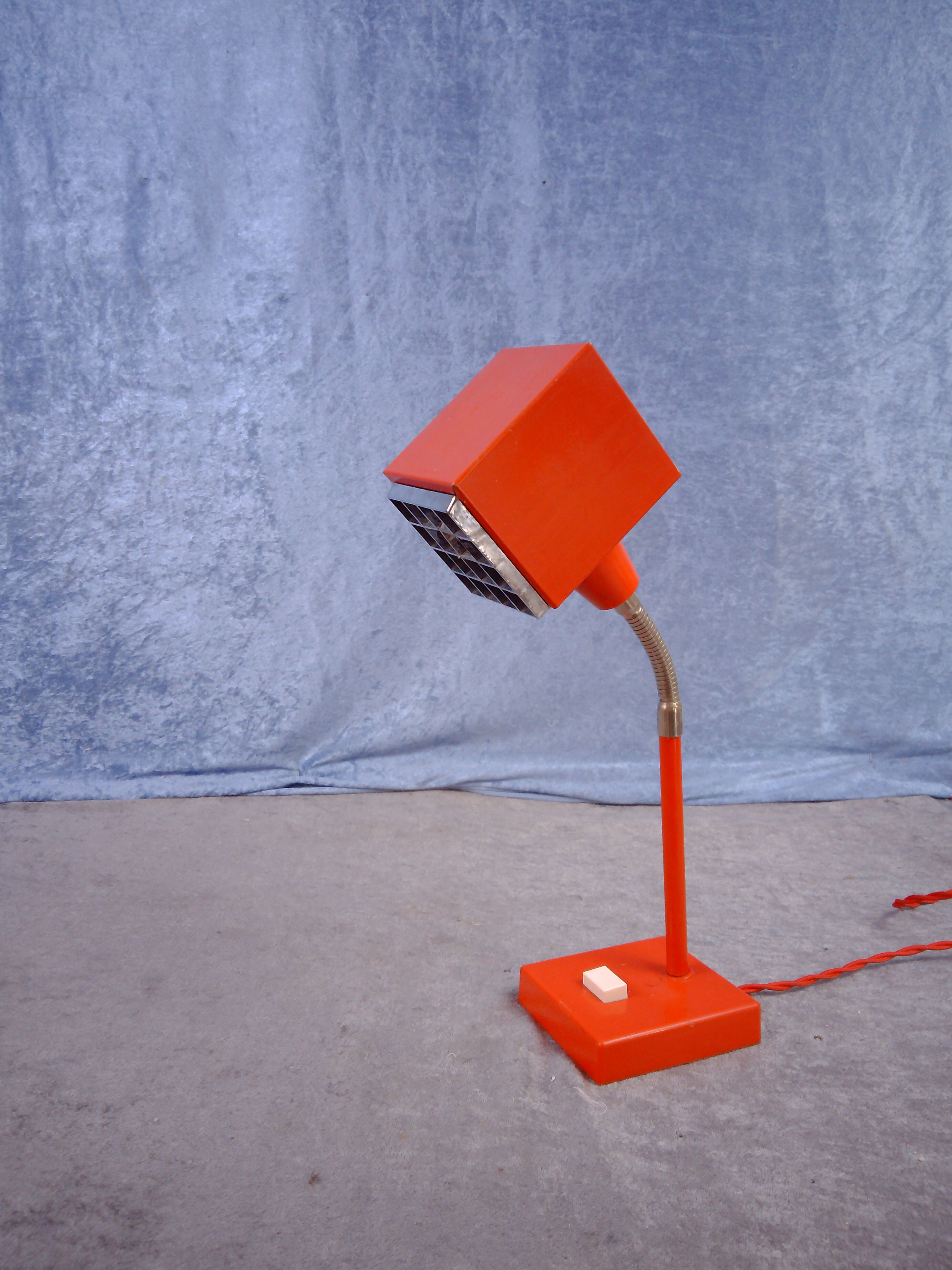 Kuben desklamp by Björn Svensson for Elidus, Sweden. 1970’s