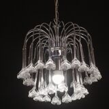 Set of 2 Julia Roberts, Vintage White Murano Chandelier, 1980s