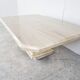 Vintage travertine hidden bar coffee table, 1970s