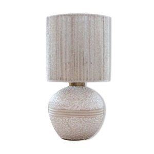 Lampe en céramique blanche