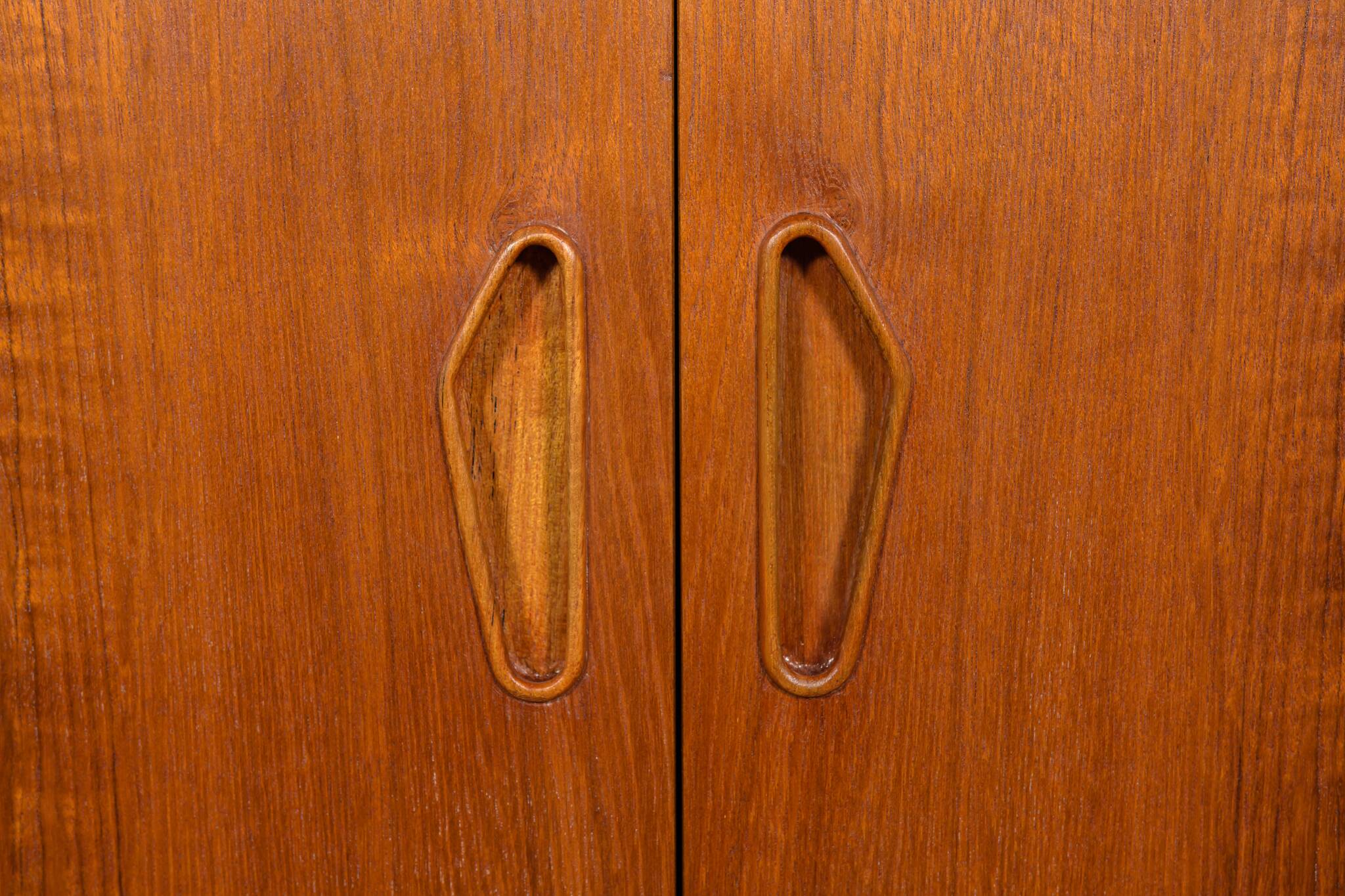 Mid-Century Teak High Sideboard, Denmark, 1960s