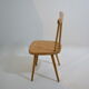 Chaise enfant en bois 1950