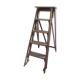 Wooden painter stepladder