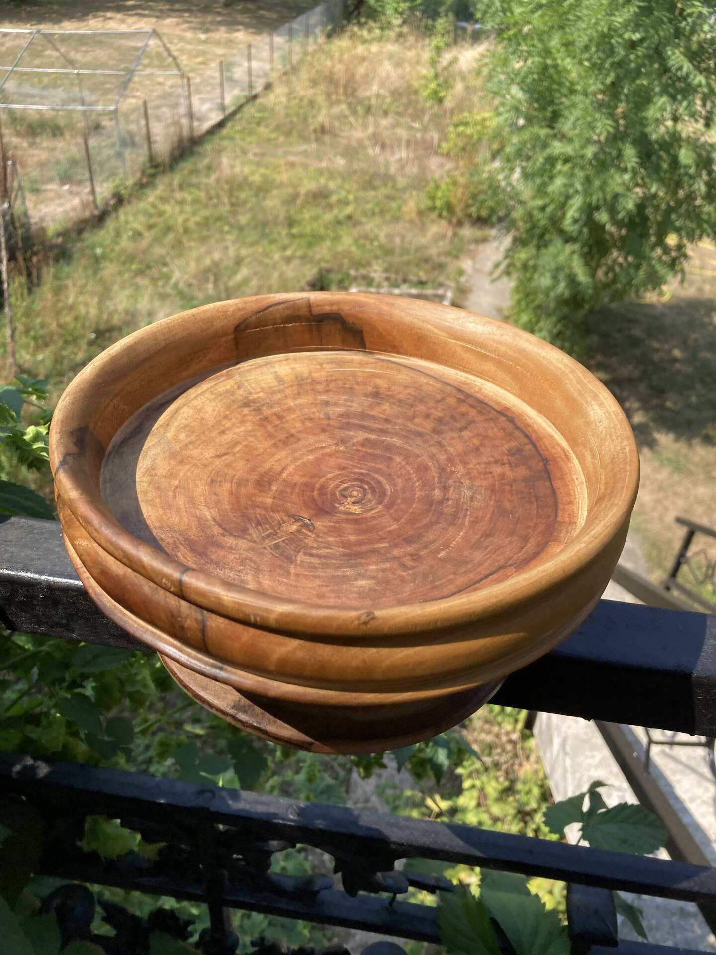 Bol en bois tourné artisanat Haut Marnais