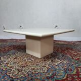 Lacquered wood coffee table