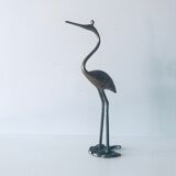 Heron, brass bird