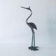 Heron, brass bird