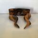 Empty ashtray wooden bird pocket