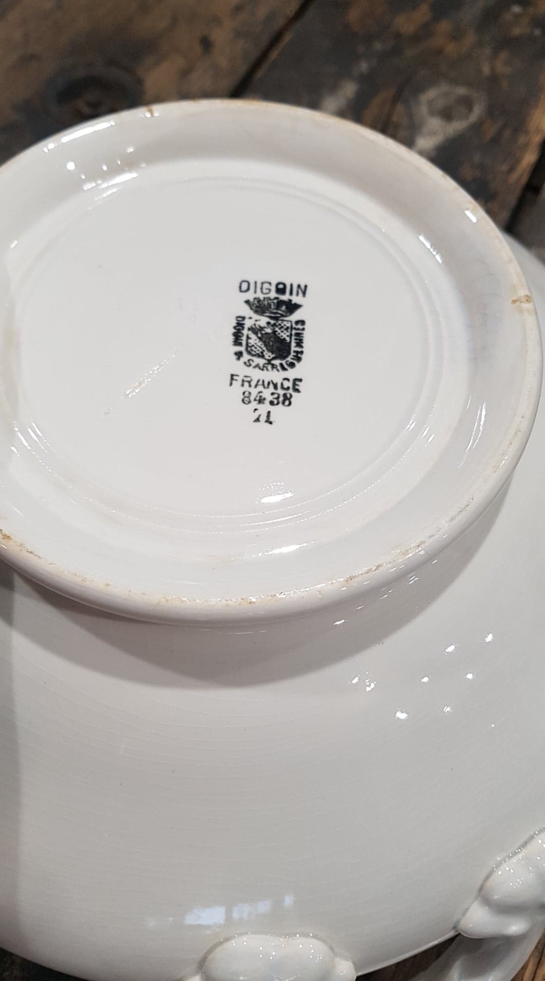 Soupière Digoin Sarreguemines model 9438