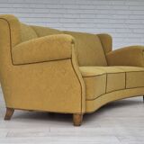 1960s, Danish 3-seater "Banana" sofa by Edmund Jørgensen, original condition.