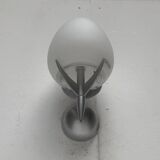 Vintage wall lamp in postmodern Italian glass by Lucente.