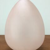 Pink Murano glass egg lamp, 70s