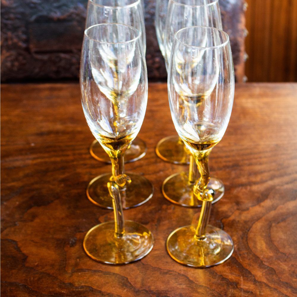 Champagne glasses
